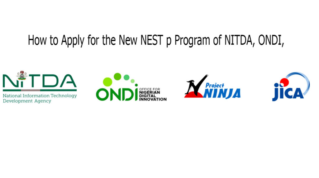 How to Apply for the New NEST p Program of NITDA, ONDI,